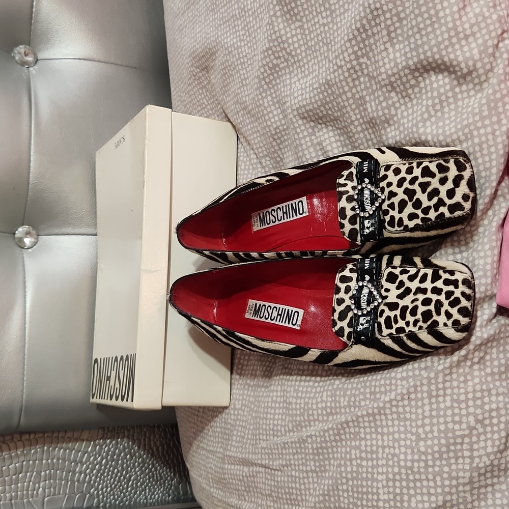 MOSCHINO PONY HAIR SHOES